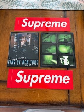 Supreme Box Logo Christopher Walkin King of New York baby alien stickers